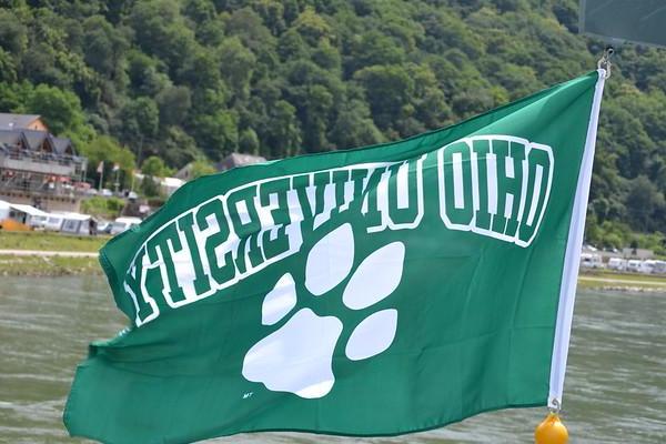 Ohio Flag on the Rhine River