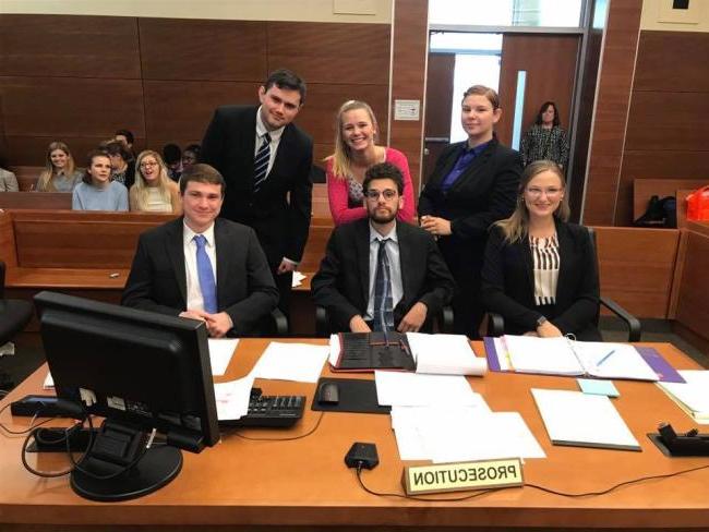 Mock Trial team